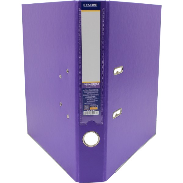 Папка-регистратор Economix Lux А4 5см собранная фиолетовая (1) (10) E39722*-12