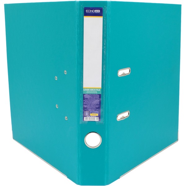 Папка-реєстратор Economix Lux А4 5см зібрана бірюзова (10) E39722*-21 