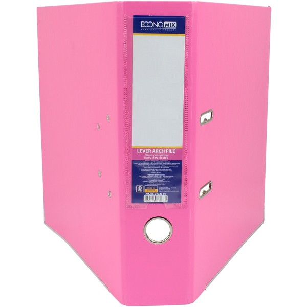 Папка-реєстратор Economix Lux А4 7см зібрана рожева (1) (10) E39723*-09 