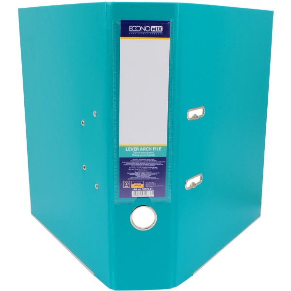 Папка-реєстратор Economix А4 7см зібрана бірюзова E39721*-21