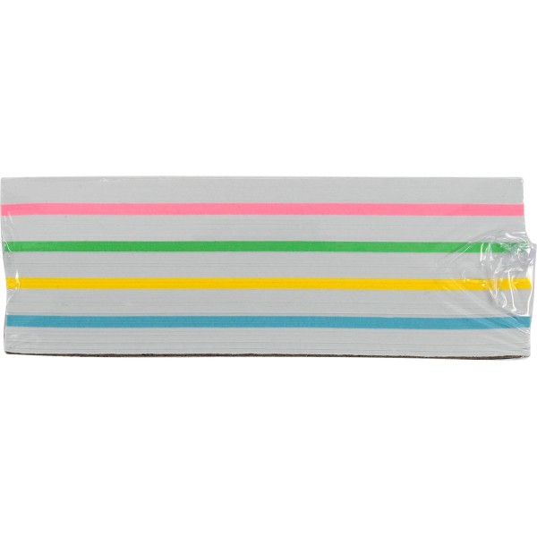 Блок для заміток неклеєний 85х85мм 400 аркушів мікс, 5 кольорів Crystal (40) 0612