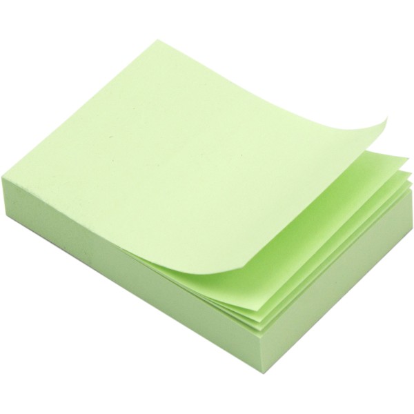 Блок для заміток з липким шаром 38х50 мм 100 аркушів салатовий Economix (12) E20930-13