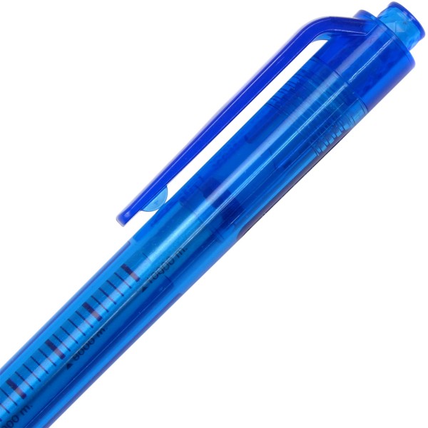 Ручка автоматична кулькова Flair Writometer ball RT 10км 0,6 мм синя (12) (144) (1152) 1311