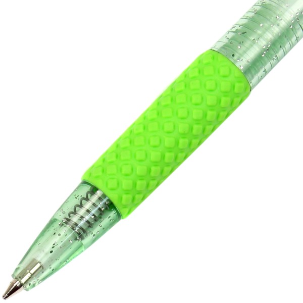 Ручка автоматическая шариковая Economix Brilliant 0,5 мм ассорти синяя (50) E10191-25