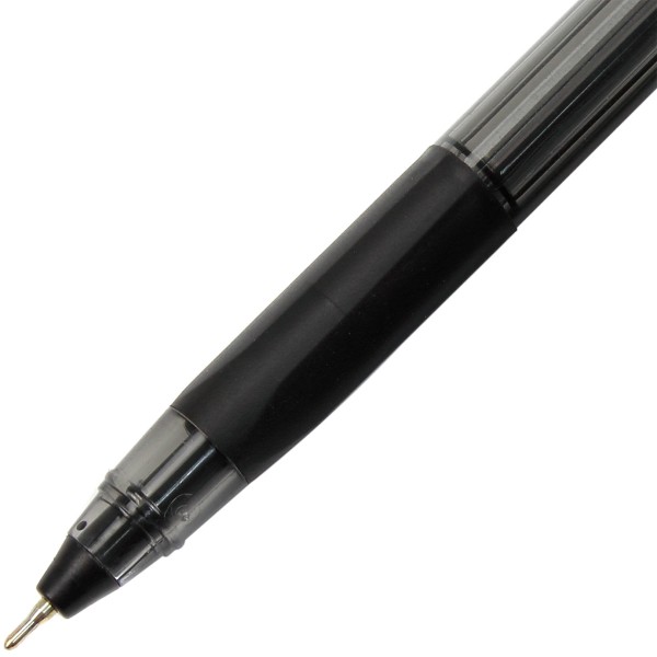 Ручка кулькова Radius Tri Flex тонована чорна (50) (500) (2000) 9306