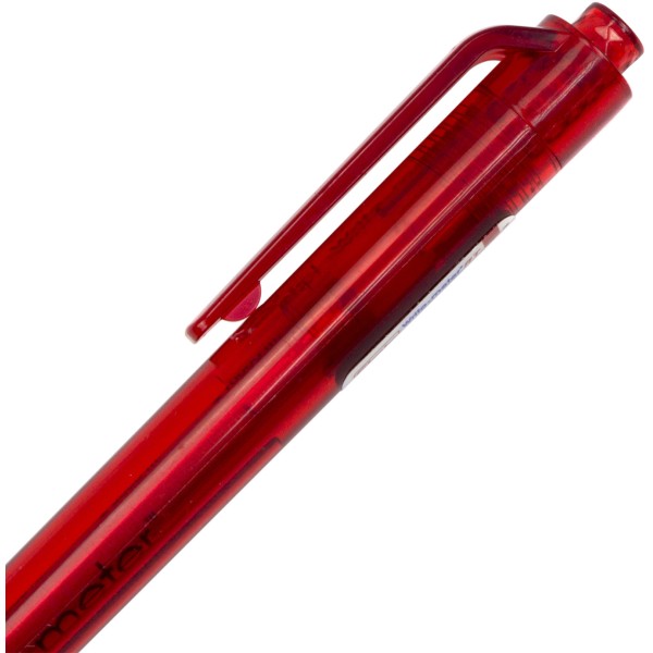 Ручка автоматична кулькова Flair Writometer ball RT 10 км 0,6мм червона (12) (144) 1311