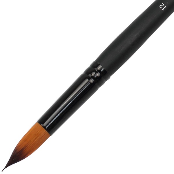 Пензлик художній Santi Highly Pro синтетика круглий, довга ручка 12 310629