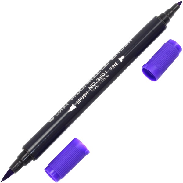 Маркер акварельный STA темно-фиолетовый (6) 3110I-24