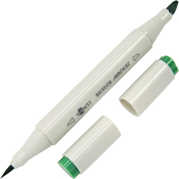 Маркер Santi sketch зелений (6) SM-13/390515