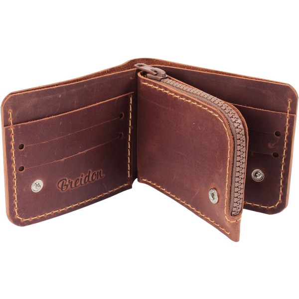 Гаманець коричневий Optimal шкіра Breidon