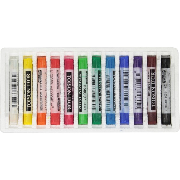 Крейда-пастель Koh-i-noor TOISON D'OR 8512 12 кольорів