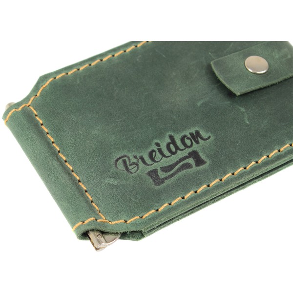 Тримач для грошей зелений Breidon