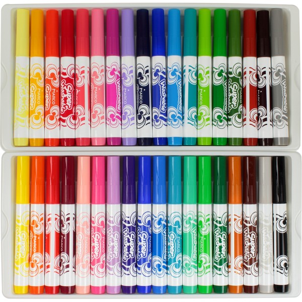 Фломастери Marco 36 кольорів Jumbo 3,38 мм (4) (16) 1632-36/2533