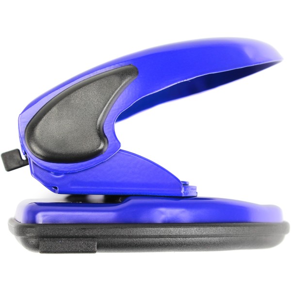 Дирокол Scholz 20 аркушів металевий з лінійкою, синій (1) 4319