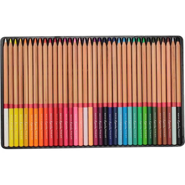 Карандаши цветные 36 цветов Marco Fine Art металлическая коробка (4) (24) 36TN