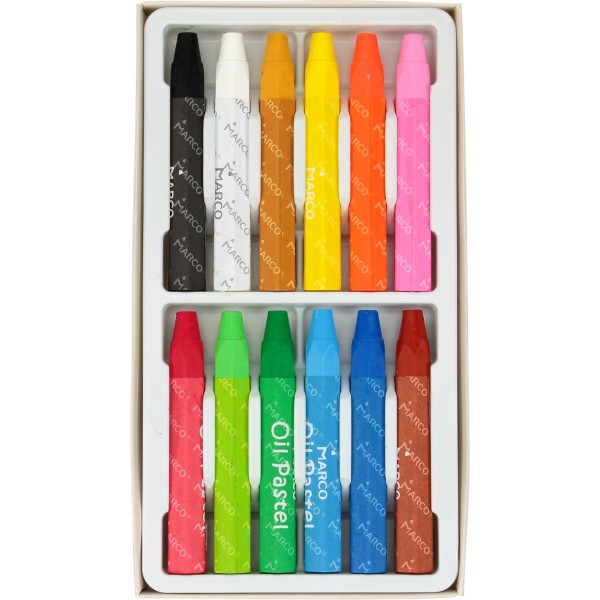 Набор пастель масляная Marco 12 цветов (1) (12) 4800OP-12CB / 5121