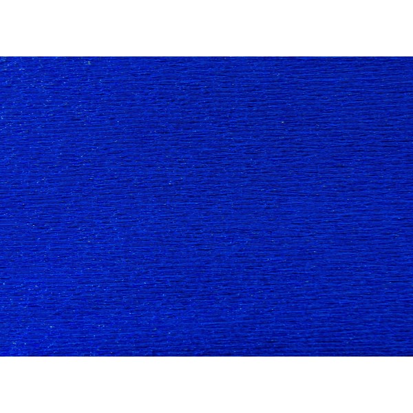 Бумага гофра металлик 2мх50 см 20% 1 Вересня синяя (10) 703007