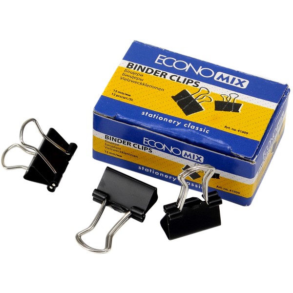 Біндер 15мм Economix (12) E41009