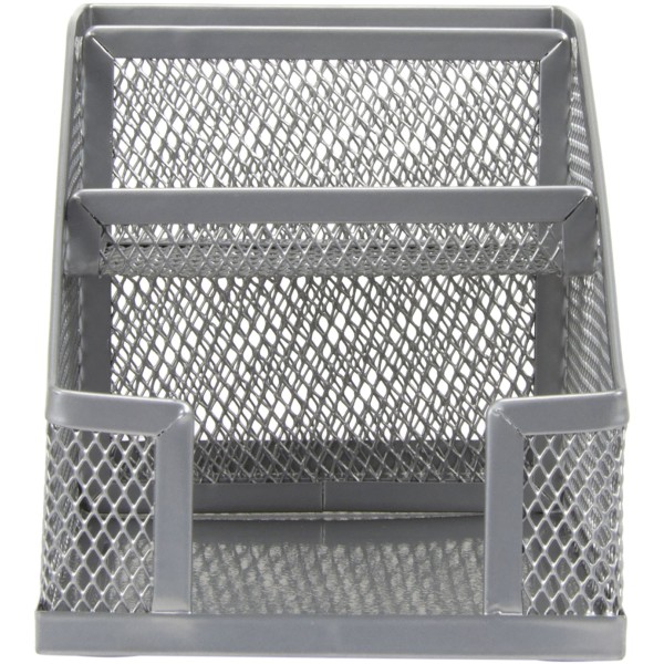 Підставка-органайзер Axent 10х14,3х10см металева срібляста 2118-03