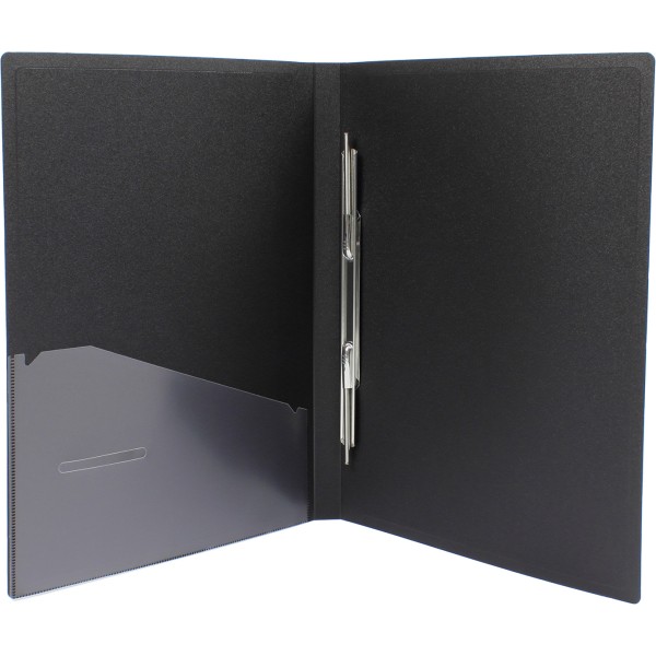 Папка-вуса Economix А4 CLIP A пластикова 1 кишеня чорна (1) (20) (120) E31201-01 