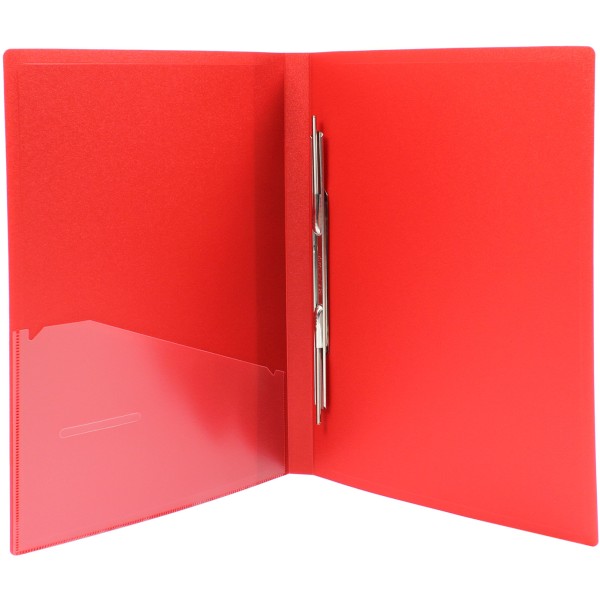 Папка-вуса Economix А4 CLIP A пластикова 1 кишеня червона (1) (20) (120) E31201-03 