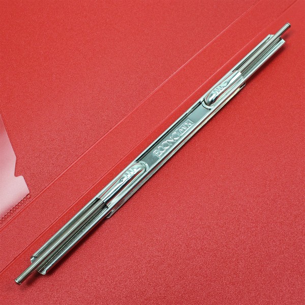 Папка-вуса Economix А4 CLIP A пластикова 1 кишеня червона (1) (20) (120) E31201-03 