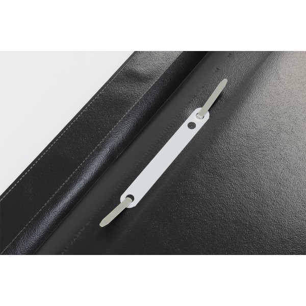 Папка-швидкозш. "Economix Light" №E38503-01 А4 з прозор.верхом,без перфор.,апельс.,глянц.,чорна(10)(300)