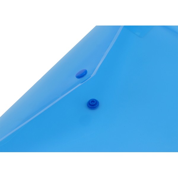 Папка-конверт Economix B5+ на кнопці синя (12) (180) E31302-02 