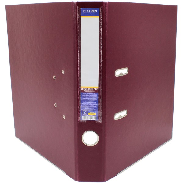 Папка-реєстратор Economix А4 5см зібрана бордова (10) E39720*-18