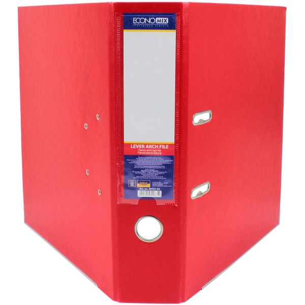 Папка-реєстратор Economix А4 7см зібрана червона (10) E39721*-03