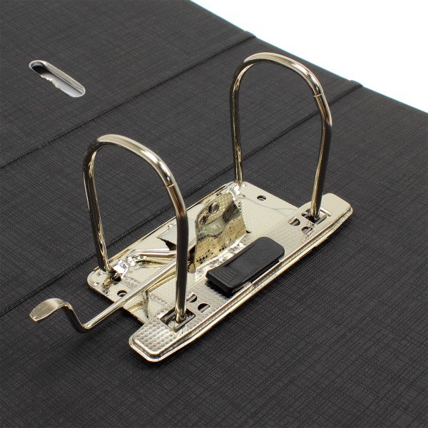 Папка-реєстратор А4 Axent 7,5 см Prestige+ двостороння PP чорна зібрана (1) (20) 1722-01С-А