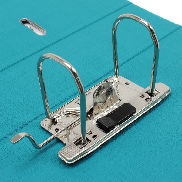 Папка-реєстратор А4 Axent 7,5 см Prestige+ двостороння PP темно-бірюзова зібрана (1) (25) 1722-31С-А