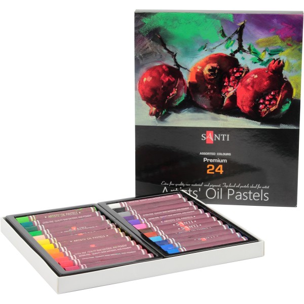 Пастель масляная Santi 24 цветов 353186