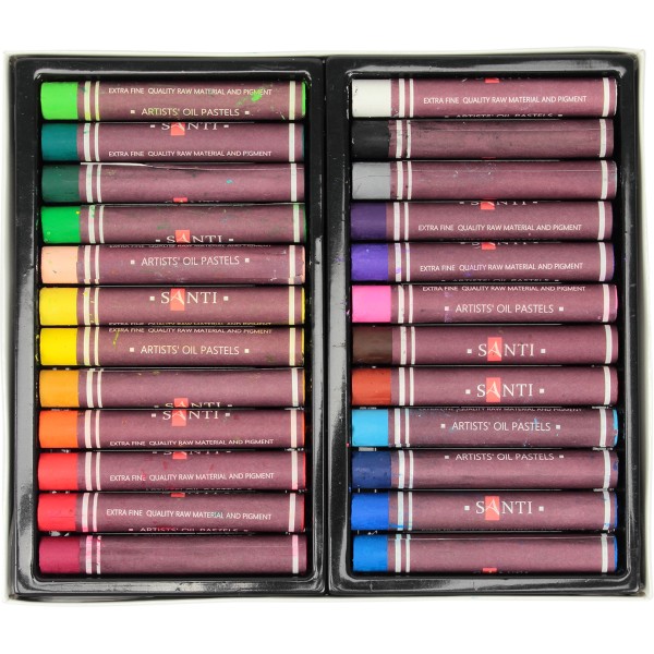 Пастель масляная Santi 24 цветов 353186