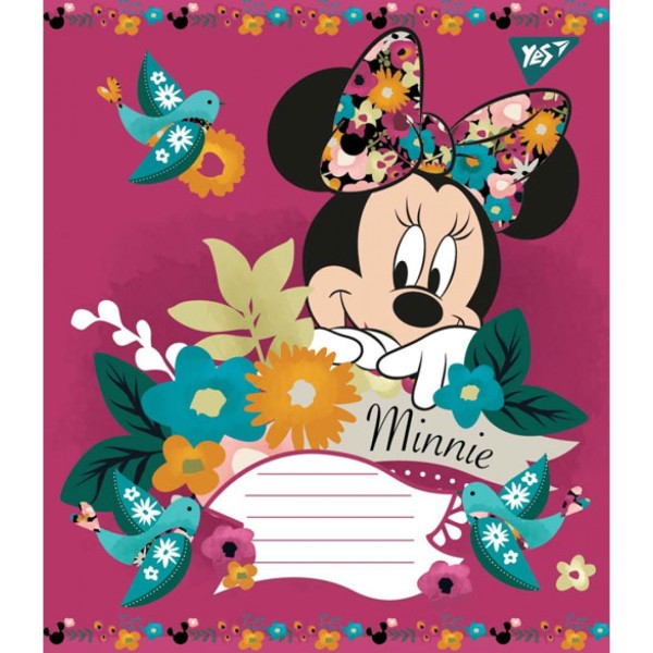 Зошит 12 аркушів лінія YES Minnie (25) (250) 763453