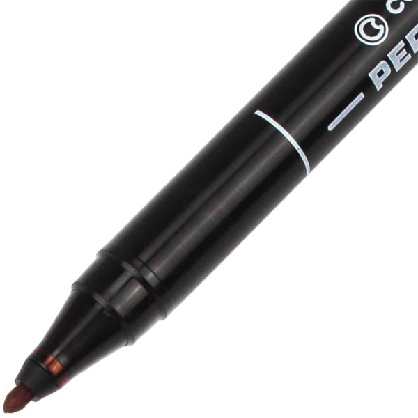 Маркер Centropen Permanent тонкий 1мм чорний (10) (1000) 2846/01