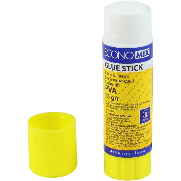 Клей-олівець Economix 15г (24) (432) E41203