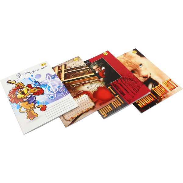 Нотная тетрадь Тетрада А5 12 листов