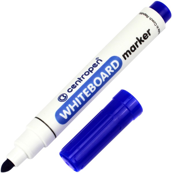 Маркер для доски круглый Centropen Board 2,5мм синий (10) (1000) 8559/03