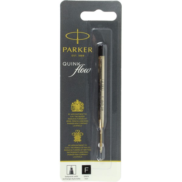 Стрижень кульковий Parker QuinkFlow, блістер чорний 10231BK