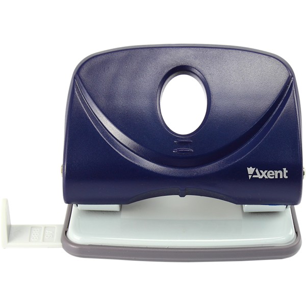 Дирокол Axent Welle-2 20 аркушів з пластиковим верхом синій (12) 3820-02 