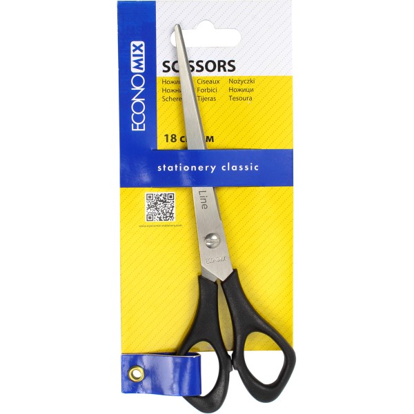 Ножиці офісні Economix 18см (12) E40413