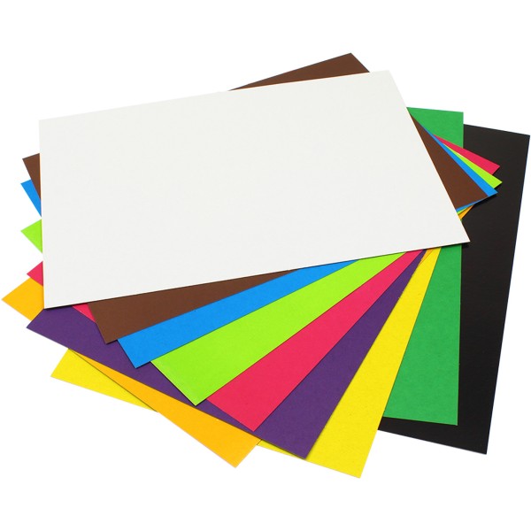 Картон кольоровий А4 10 аркушів Тетрада (25)
