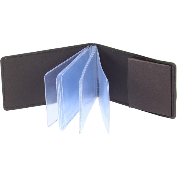 Візитниця на 20 візиток Optima Vivella кишенькова на резинці зелена O51615-04