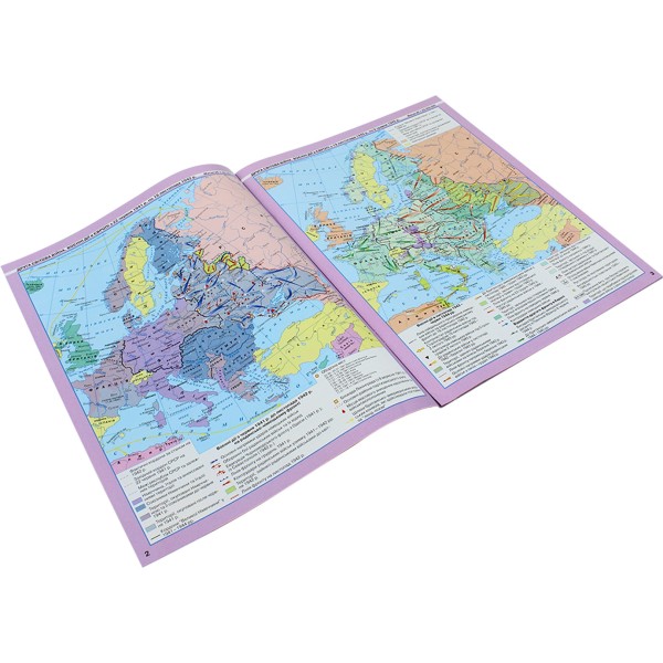 Атлас А4 Новітня історія 11 клас (1945-2018 рр.) Картографія (50) 0080/8681/1445