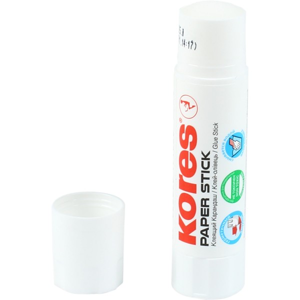 Клей-карандаш Kores Paper Stick 10гр основа PVP (24) (576) К17103