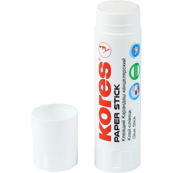 Клей-олівець Kores Paper Stick 20гр основа PVP (24) К17203