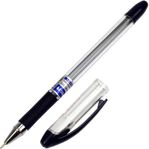 Ручка масляна кулькова Hiper Max Writer 2500 м 0,7 мм, синя (10) (100) (250) (1000) HO-335