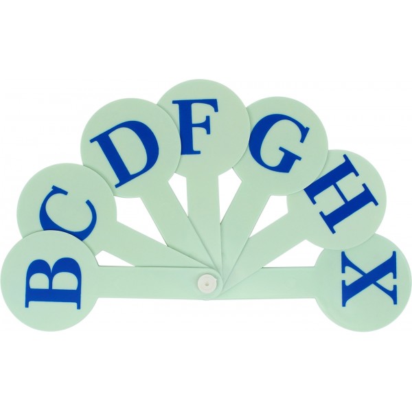 Віяло букв англійський алфавіт Синтез (160)