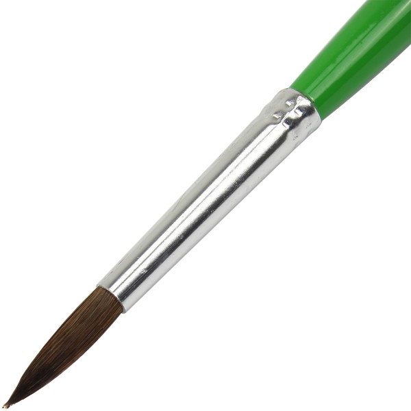 Пензлик художній поні круглий 6 Rosa Start коротка ручка (6) 612/18661206